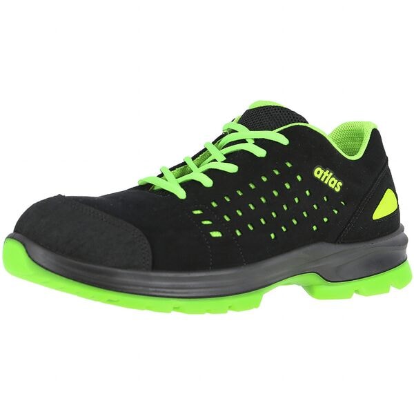 atlas S1P Sicherheitshalbschuh »S1P SL 205 XP green 2.0 W10« Größe 42 Weite 10 schwarz grün