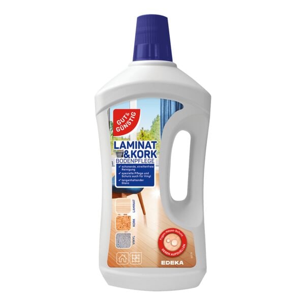 Gut & Günstig Laminat & Kork Bodenpflege 1 L braun Image