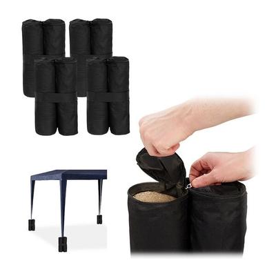relaxdays Pavillon Gewichte 4er Set, 43x56x2 cm