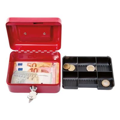 MAUL Geldkassette »1« 15.2x8x12.5 cm rot, 15.2x12.5x8 cm