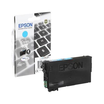 Epson Tintenpatrone »407 / T07U2« cyan blau