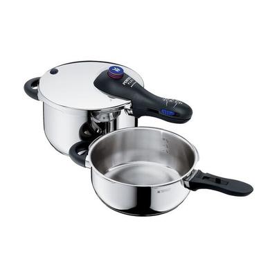 Schnellkochtopf-Set »Perfect Plus One Pot« 3-tlg. silber 3+4,5 l silber, WMF