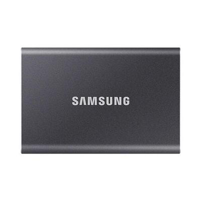 Externe Festplatte »Portable T7« 2000 GB grau grau, Samsung, 8.5x5.7x0.8 cm