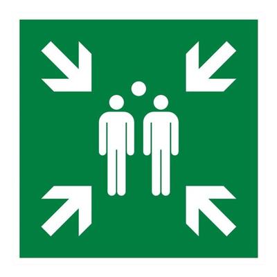 EXACOMPTA Hinweisschild »Sammelplatz« 30 cm, 30x30 cm Image