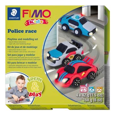 FIMO Spiel- und Modellier-Set »Fimo Kids - Police Race« Image
