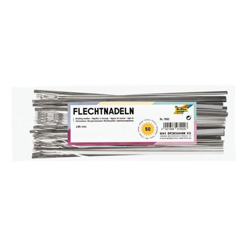 50er-Pack Flechtnadeln 195 mm, folia