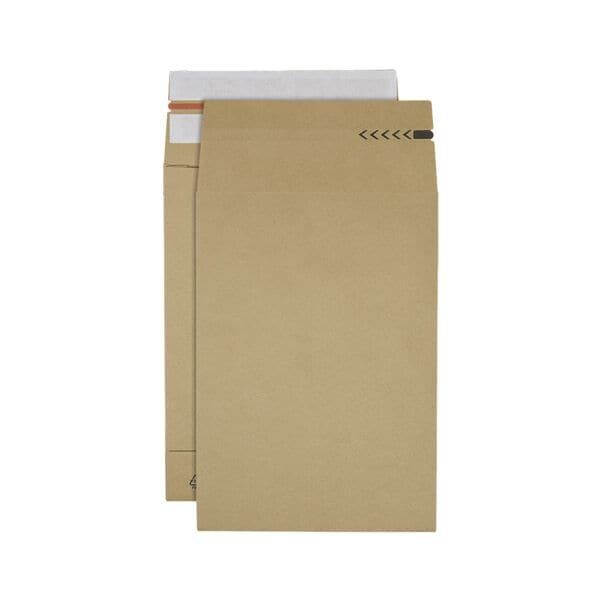 BONG 250er-Pack Faltentaschen »e-Green« ca. DIN B4 ohne Fenster braun, 35x25 cm