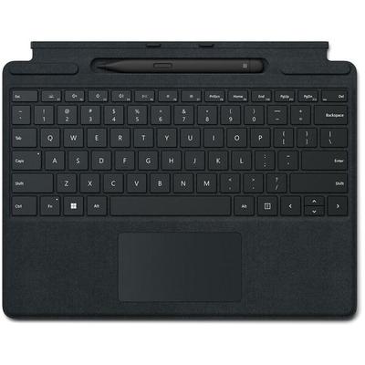 Tablet-Tastatur »Surface Pro Type Cover« schwarz mit Surface Slim Pen 2 schwarz, Microsoft