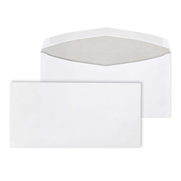 ÖKI 1000er-Pack Briefumschläge DIN lang - ohne Fenster weiß, 22.9x11.4 cm Image