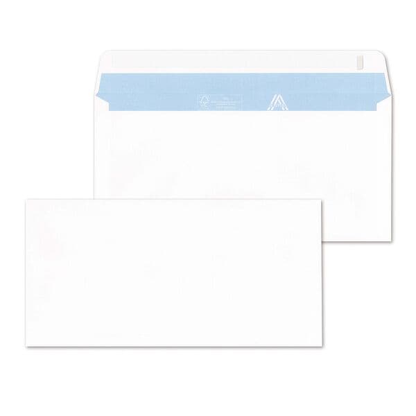 ÖKI 500er-Pack Briefumschläge DIN lang »Prime« - ohne Fenster 100g/qm weiß, 22.9x11.4 cm Image