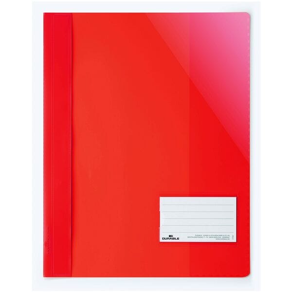 Durable 25er-Pack Schnellhefter - A4 überbreit rot, 22.4x31.2 cm Image