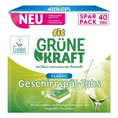 fit Grüne Kraft 40er-Pack Geschirrspül-Tabs »Grüne Kraft Classic«