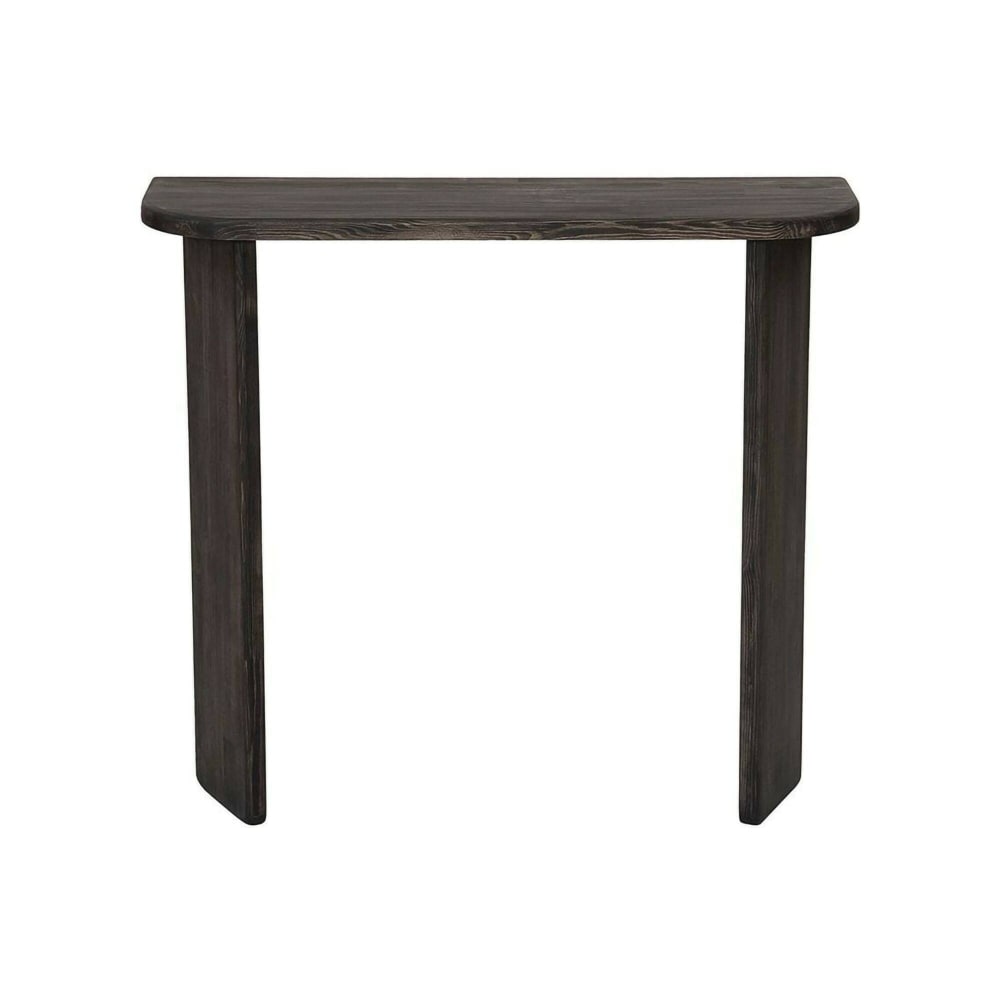 Console en bois anthracite 100x30 h90 cm
