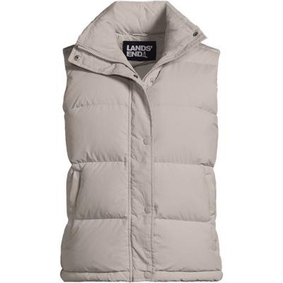 Puffer Down Gilet, Women, size: 20-22, plus, Black, Nylon, by Lands' End