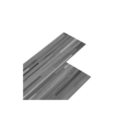 DELUKE® Vinylboden PVC-Dielen selbstklebend wasserfest 2mm Stärke Klebevinylboden Bodenbelag Laminatboden Dekor-Dielen Gestreiftes Grau, 5,02m² Image