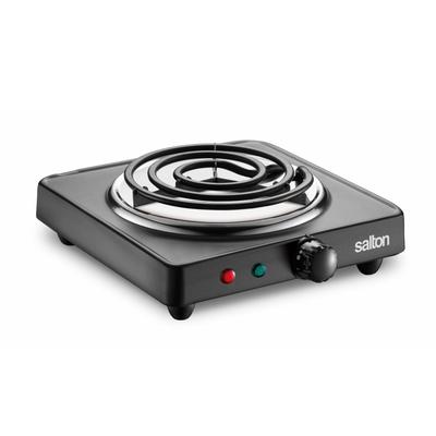 Portable Cooktop - Single Burner Black by Salton® in Black