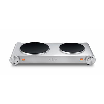 Infrared Cooktop - Double Burner by Salton® in Stainless Steel