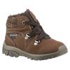 Winterstiefel PEPINO BY RICOSTA "Desse WMS: Normal", Kinder, Gr. 20, braun (braun, grün), Leder, Textil, casual, Schuhe, Hikin Boots, Babystiefel mit wasserdichter Sympatex-Membrane