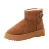 Schlupfboots O'NEILL "BESIANA PLATFORM WOMEN MID", Damen, Gr. 41, braun (chestnut), Synthetik, sportlich, Schuhe, Winterboots, Snowboots, Winterschuhe