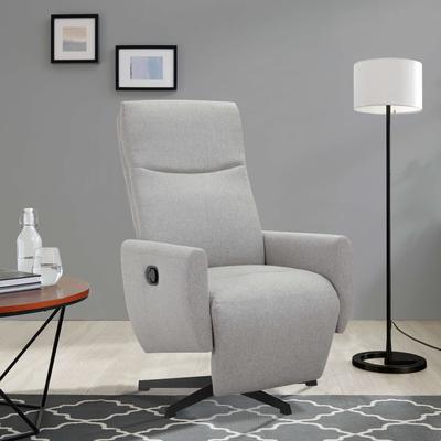 Relaxsessel ANDAS "Kilvo, TV-Sessel und Schlafsessel", grau, B:68cm H:111cm T:80cm, 100% Polyester, Sessel, mit Dreh und Relaxfunktion Image