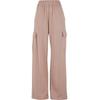 Jogginghose URBAN CLASSICS "Urban Classics Damen Ladies Baggy Light Terry Sweat Pants", Damen, Gr. XL, US-Größen, rosa (duskrose), 70% Baumwolle, 30% Polyester, unifarben, oversize, Hosen