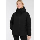 Funktionsjacke ICEPEAK "ADAMAN", Damen, Gr. 48, schwarz, Web, Obermaterial: 100% Polyester. Futter: 100% Polyester. Wattierung: 100% Polyester, sportlich, regular fit hüftlang, Langarm, Jacken, mit Reißverschluss