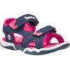 Sandale TIMBERLAND "Adventure Seeker 2 Strap", Gr. 22, blau (navy, pink), Textil, sportlich, Schuhe, mit Klettverschluss