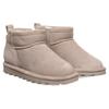 Winterboots BEARPAW "SHORTY YOUTH", Damen, Gr. 34, beige (natur), Veloursleder, casual, Schuhe, Winterstiefel, Schlupfstiefel, Kinderschuh mit Lammwolle