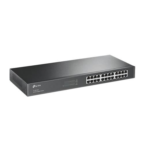 TP-LINK Netzwerk-Switch ""TL-SG1024 24-Port Gigabit Rackmount Switch"" Netzwerk-Switches schwarz