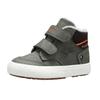 Sneaker KANGAROOS "KaVu Primo V", Gr. 25, grün (olive, flame), Synthetik, Textil, sportlich, Schuhe, mit Klettverschluss