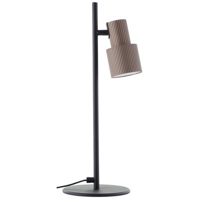 BRILLIANT Tischleuchte "Cadiz", schwarz (schwarz matt, bronzefarben gebürstet), Ø 15,00cm H: 41,00cm, Lampen, 42 x 15 x 23 cm, GU10 Fassung, schwenkbar, Aluminium Image