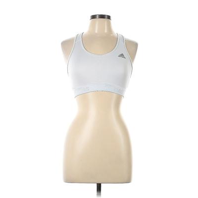 Adidas Sports Bra: White Activewear - Women's Size 12