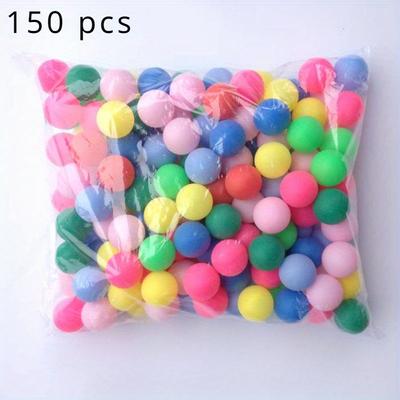 TEMU 150pcs, Pings Pong Balls, High Elasticity Table Tennis Balls, Valentines Day Decorations, Entertainment Games Supplies