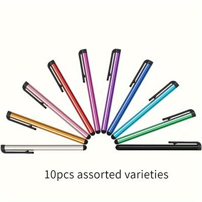 TEMU 10pcs Capacitive Pen, Stylus Pen, Touch Screen Pen, Suitable For Ipad Mobile Phones Tablets