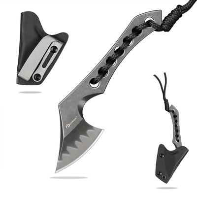 TEMU Sdokedc 9cr18mov Steel Mini With Sheath Survival Knives Fixed Blade Small Outdoor Camp Camping Knife For Men Edc