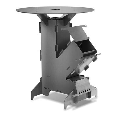 Raketenofen mit Feuerstellen-Poker für Dutch Oven Campingkocher Rocket Stove Grillen Camping Hobo Image