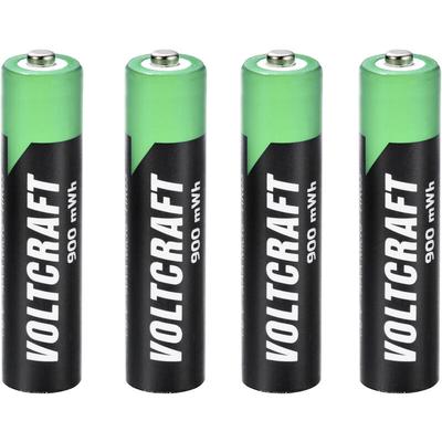 Voltcraft - HR03 Micro (AAA)-Akku NiZn 900 mWh/550 mAh 1.6 v 4 St.