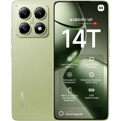 XIAOMI Smartphone "Xiaomi 14T 256GB", grün (lemon grün), 256 GB, Mobiltelefone Image