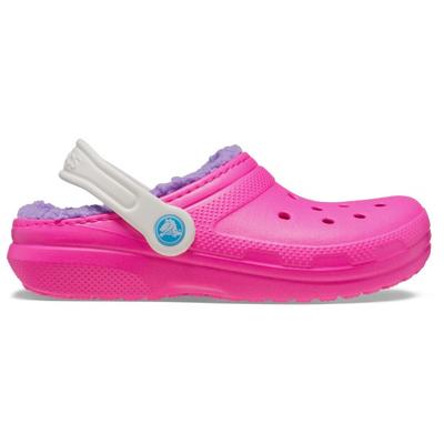 Crocs - Kid's Classic Lined Clog - Hüttenschuhe US C11 | EU 28-29 rosa Image