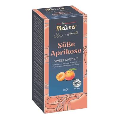 Meßmer Früchtetee »Classic Moments Süße Aprikose« Tassenportion, Papierkuvert, 25 Stück orange Image
