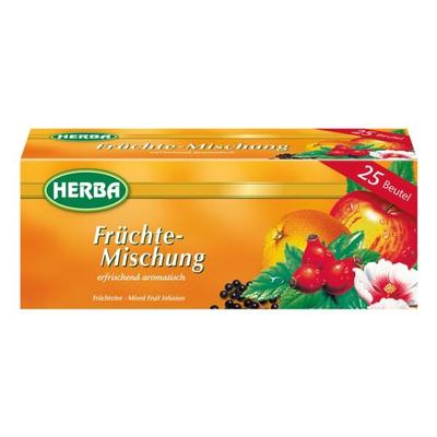 Herba Herba Früchtetee-Mischung Tassenportion, 25 Stück