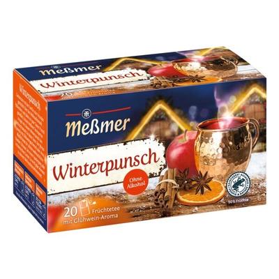 Früchtetee »Winterpunsch« Glühwein-Aroma ohne Alkohol, Meßmer