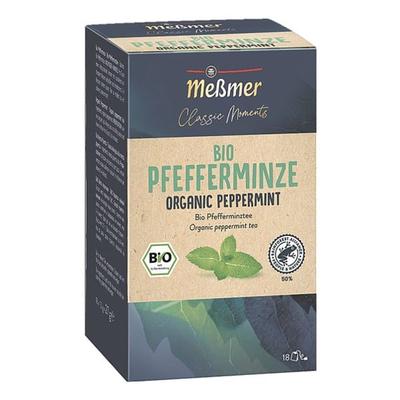 Meßmer Bio-Kräuter-Tee »Classic Moments Bio Pfefferminze« Tassenportion, kuvertiert, 18