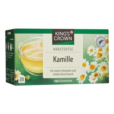 Kräutertee »Kamille« Tassenportion, 20 Stück, Kings Crown