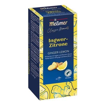 Meßmer 25 Beutel Kräutertee Classic Moments »Ingwer-Zitrone«