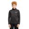 Berghaus Childrens Unisex High Neck Kids' 1/2 Zip Grid Fleece Top, Hiking and Walking Clothing - Black - Size 11-12Y