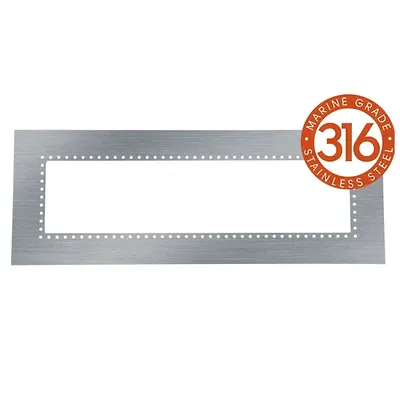 Eurofase Marine Grade Stainless Steel Flush Mount Kit for 39 Inch Patio Heater