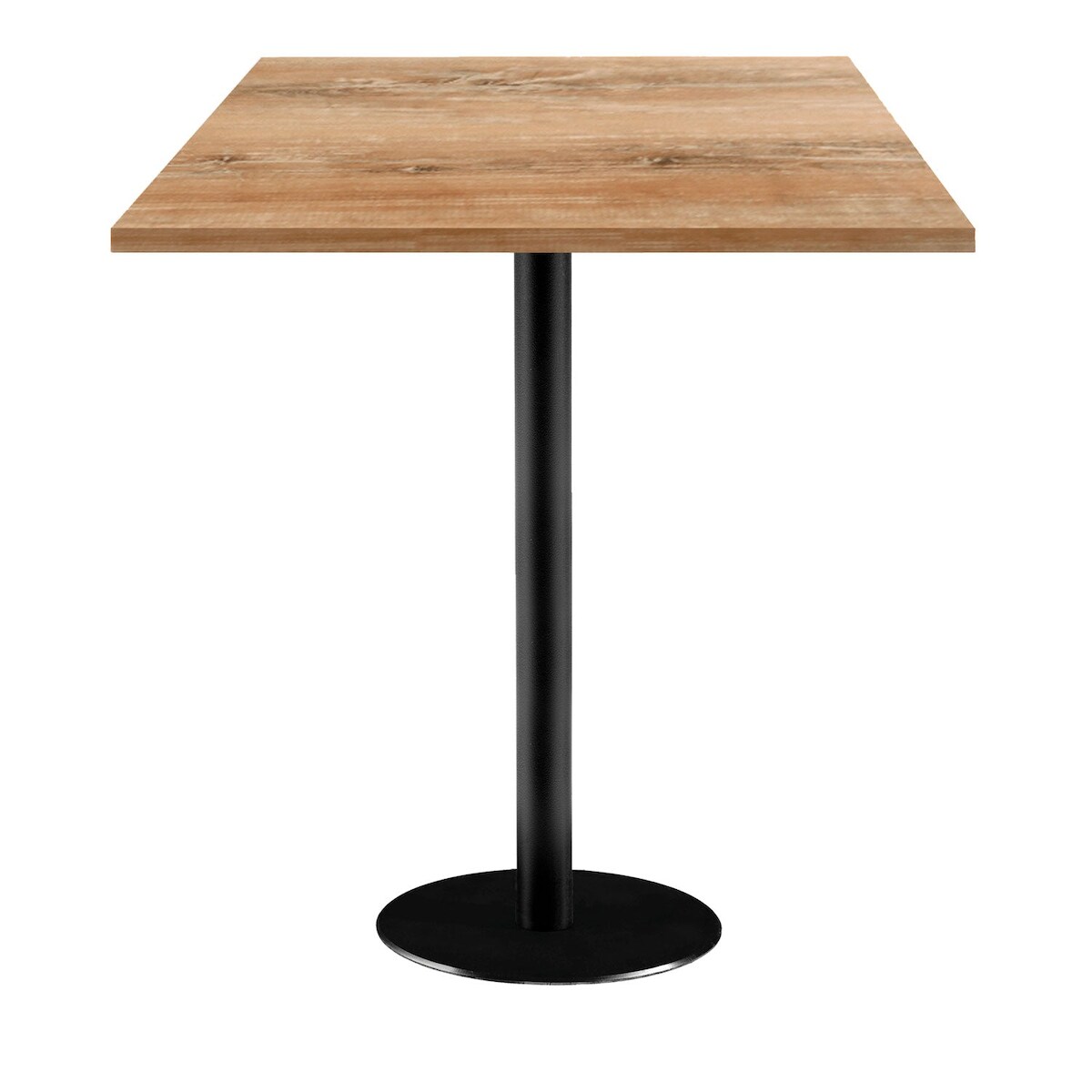Restootab Stehtisch Rome 70x70cm - Modell Eiche Slovene Image