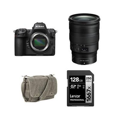 Nikon Z8 Mirrorless Camera with 24-70mm f/2.8 Lens and Basic Bundle 1695