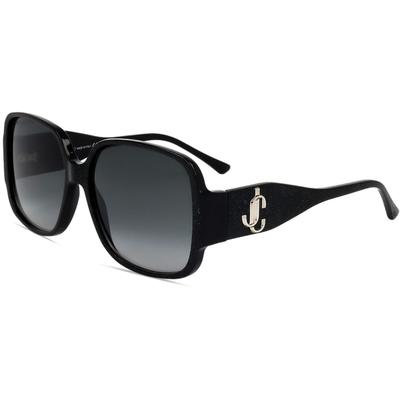 Zenni Women's Square Rx Sunglasses Black Plastic Full Rim Frame